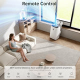 Humhold 14000BTU Portable Air Conditioners Inverter Technology,Dual Hose Fast Cooling Portable AC Unit for Large Room up to 700 sq.ft, w/t Dehumidifier & Fan, (42dB) Quiet Sleep Mode, Remote Control