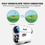 REVASRI Golf Rangefinder with Slope and Pin Lock Vibration, External Slope Switch for Golf Tournament Legal