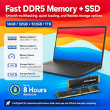 Dell 2026 DC15250 Ai Touchscreen Laptop, 16GB DDR5, 512GB SSD, Intel i7 CPU