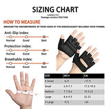 RYMNT Minimal Weight Lifting Gloves,Short Micro Workout Gloves Grip Pads with Full Palm Protection & Extra Grip, BK-XS
