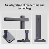 QERTYHJK Portable 13MP Book Scanner Flatten Curve Technology Capture Max A3 Document Fast Scan