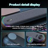 Desktop Computer Speakers, Stereo Soundbar, Bluetooth 5.3, USB/Type-C Power and Audio Transmission, Plug-and-Play