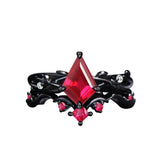 Oseew Engagements ring set Ruby rings for women(Ruby) Kite