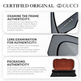 Gucci GG1780S Lasered GG Pattern Logo Rectangular -Shaped Non-Polarized Sunglasses for Men