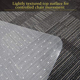Plastic Office Chair Mat for Carpeted Floors, Heavy Duty Floor Mat