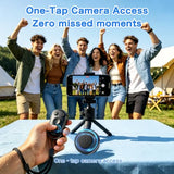 duskeep Bluetooth Camera Remote Shutter with Zoom for iPhone Android, Vlogs