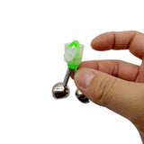 LkyRui 35pcs Spiral Clip Fishing Bells Fishing Bite Alarm Bells Fishing Pole Catfish Bells Clamp on for Fishing Rods
