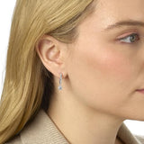 1/2 to 4 Carat Lab Grown Diamond Huggie Hoop Earrings for Women