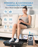 GDCOO Vibration Plate Exercise Machine, Vibrating Plate Platform for Lymphatic Drainage with 200 Adjustable Speeds, Max Weight 450 Lbs