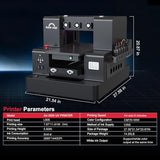 RAINBOWDGT A4 UV Printer Machine, with Laptop, Bottle Holder & Stickers