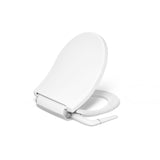 Kohler PureWash M250 Manual Round Bidet Toilet Seat, White, Quiet-Close Lid Prevents Slamming, Easy Installation with Quick-Release Hinges, Adjustable Spray Position & Pressure