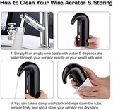 Electric Wine Aerator Dispenser Set – Automatic Wine Decanter & Pourer Wine Pump & Stopper, Perfect Christmas Gifts for Wine Lovers