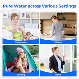 Waterdrop NSF/ANSI 42&372 Certified Water Filter, for Berkey® BB9-2® Black Filters, Berkey® Gravity Water Filter System and Waterdrop King Tank Series Travel, (Pack of 3)