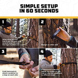Wise Owl Outfitters Camping Hammock – 500lbs Portable Hammock with Tree Straps - Travel, Backpacking, Hiking, Outdoors Camping Gear - Double