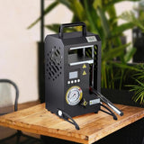 10 tons Hydraulic Heat Press Machine with Dual Heating Plates 6x6 Inches 10T Portable Manual Heat
