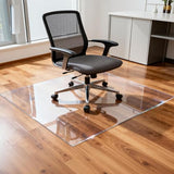 ProsperJoyChant Elasticity Clear Chair Mat 40" x 60" - Transparent Protective Floor Mat for Hardwood