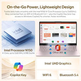 HP 2026 Laptop, Customized 8GB RAM, 256GB SSD+128GB UFS, Intel N150 CPU