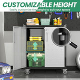 10-Piece Heavy Duty Steel Garage Cabinet System