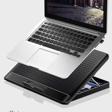 ASWRTYJO Portable Laptop Cooling Pad Aluminum Alloy Suitable Adjustable