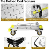 Heavy Duty Push Cart Dolly Large Foldable Moving Flatbed Easy
