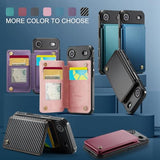 Vinich for iPhone 17 Air Wallet Case with Card Holder, RFID Blocking Credit Slots Kickstand Shockproof Phone Cover Fit for iPhone 17 Air 6.5" Blue