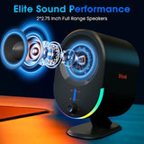 Computer Speakers, littoak Bluetooth PC Speakers, AC Powered Gaming Speaker with 3 EQ Modes