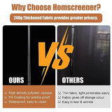 Room Divider Portable 88'' Partition Room Dividers and Folding Privacy Screens 4 Panel Wall Divider for Room Separation