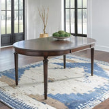 Signature Design by Ashley Lavinton Classic Dining Extension Table, Dark Brown