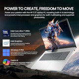 HP 17 Inch Touchscreen Laptop, Intel Core Ultra 7, 32GB DDR5 1TB SSD, Blue