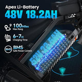 AONPO A20 PRO Electric Bike for Adults, Peak 3000W Ebike for Adults,52V 22.5AH Electric Dirt Bike,E-Bike Up to 120 Miles(PAS),17"x4" Fat Tire Hydraulic Dual Disc Brakes E Dirt Bike for Teens