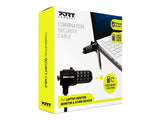 Port Designs Security Cable Combination Lock Laptops, Desktops, Monitors Other Devices, Black