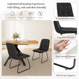 HIPIHOM Extendable Dining Table Set for 6 People