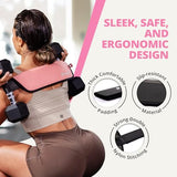 Bellabooty Premium Hip Thrust Belt - Adjustable Exercise Belt for Glutes & Squats, - Weightlifting Belt Support for Women - Pink