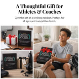 Athlete Mindset & Motivation Cards – 52 Winning Habits for Confidence, Grit & Mental Toughness – For Athletes, Coaches & Parents – Includes Wooden Display Stand – Gift for Athletes & Coaches