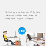 Sheet Cross Cut Paper Shredder for Home Use with Safety Lock