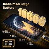 FOSSIBOT F109S Rugged Phone Unlocked, 24GB+256GB/2TB,10600mAh Battery Waterproof Phones