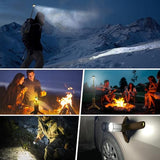 Telescopic Camping Lights,Portable Camping Lantern with Storage Bag,10500mAh Rechargeable Outdoor Adventure Emergency Light,Waterproof LED Work Lights with Magnetic (Khaki)