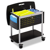 Safco Scoot Mobile File Cart with Work Surface, Fits Letter and Legal-Size Hanging Folders