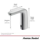 American Standard 7766115.002 NextGen Selectronic Touchless Faucet, Battery-Powered, 1.5 GPM, Polished Chrome