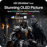 LG 45GX900A-B 45-Inch Ultragear WQHD (3440 x 1440) OLED Curved Gaming Monitor