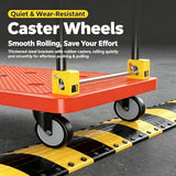 Push Cart Dolly Platform Truck Hand Truck Duty Flatbed
