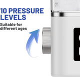 Water-Flosser-Teeth-Cleaner MAKJUNS Water Tank Dental Flosser with 10 Pressure Settings and 6 Tips IPX7 Waterproof(White)