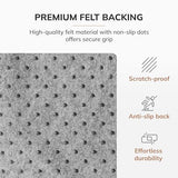 Anji Mountain Office Chairmat Thickest & Sturdy Bamboo Chairmats Highly Premium Quality Anti-Slip Heavy Duty for Multi-Purpose