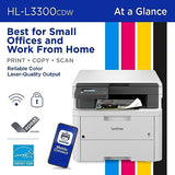 Brother HL-L3300CDW Wireless Digital Color Multi-Function Printer with Laser Quality Output, Copy & Scan, Duplex