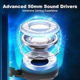 Wireless Gaming Headset for Nintendo Switch丨OLED丨Lite, Bluetooth 5.4 Gaming Headphones with Noise Cancelling Microphone