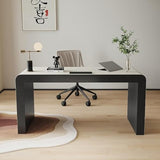 AQWASYUTER Office Computer Desk Wooden Simple Home Study Furniture, Suitable for Company Office