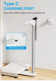 Helsevesen Digital Scale with Height Measurement Rod, Medical Body Weight Scale，Economy Physician Scale，Weight Capacity 440 lbs / 27.6”-78”