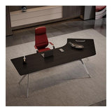 zhongxlla Standing Desk, L Shaped Desk Workstation Corner Laptop