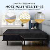 EGOHOME Twin XL Adjustable Bed Frame and 14" Cooling Memory Foam Mattress | Zero Gravity