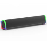 NJJOWRQ RGB Computer Speaker Full-Rang Speakers TF Card AUX Input for PC Laptop Phone
